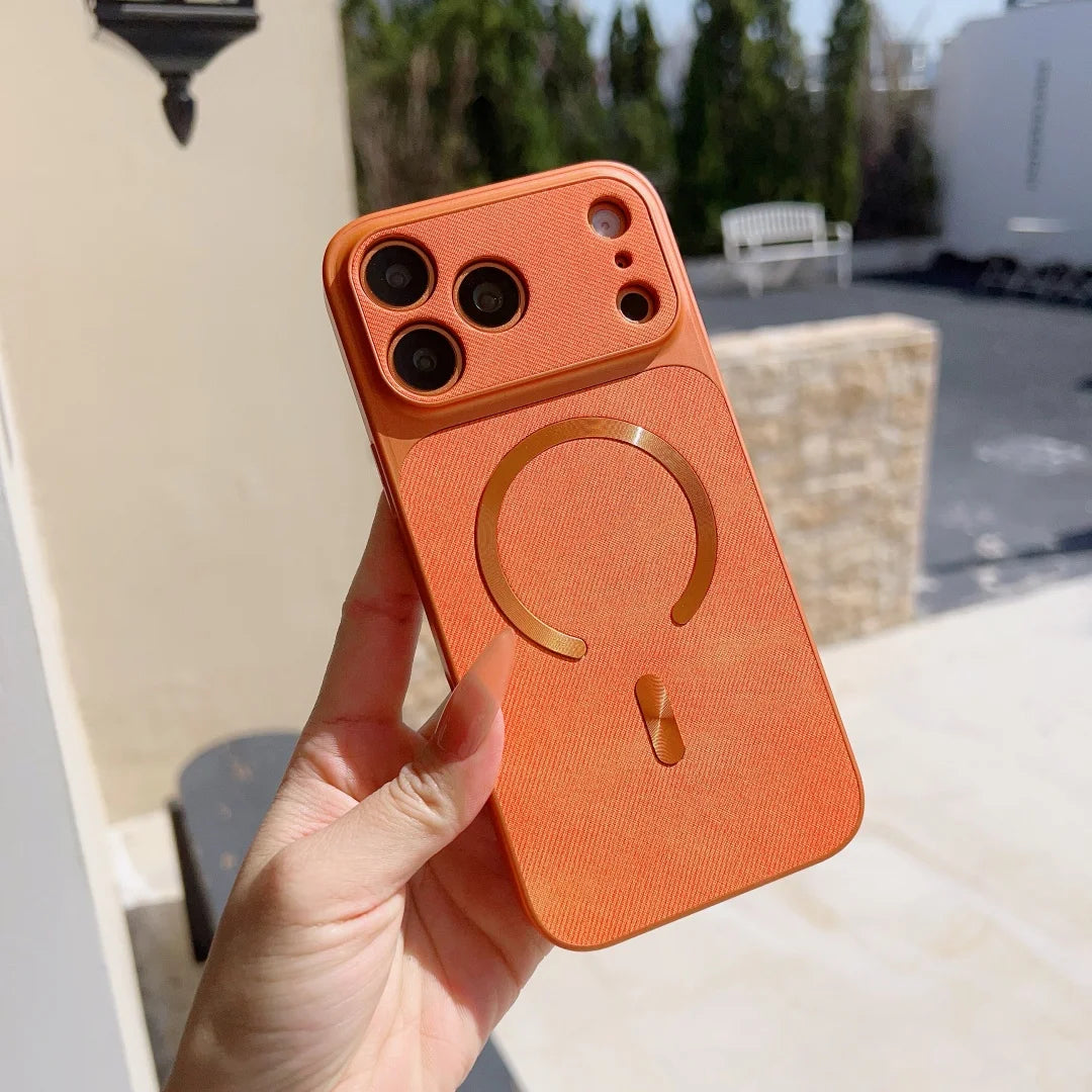 MagSafe Fabric Leather iPhone Case