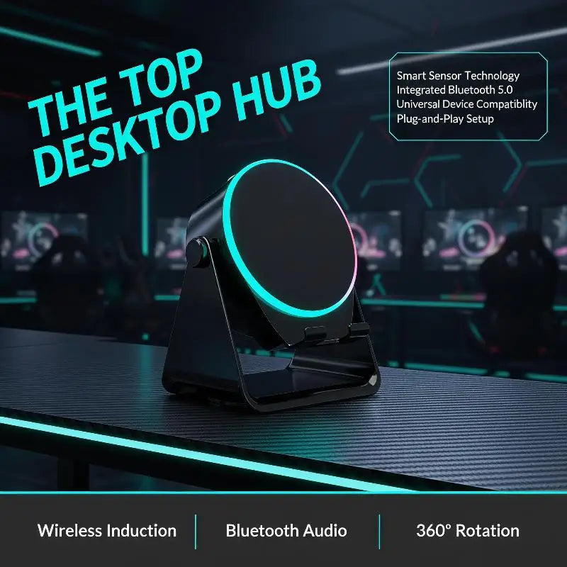 Wireless Charging Speaker Stand