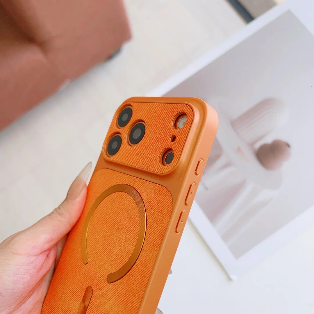 MagSafe Fabric Leather iPhone Case