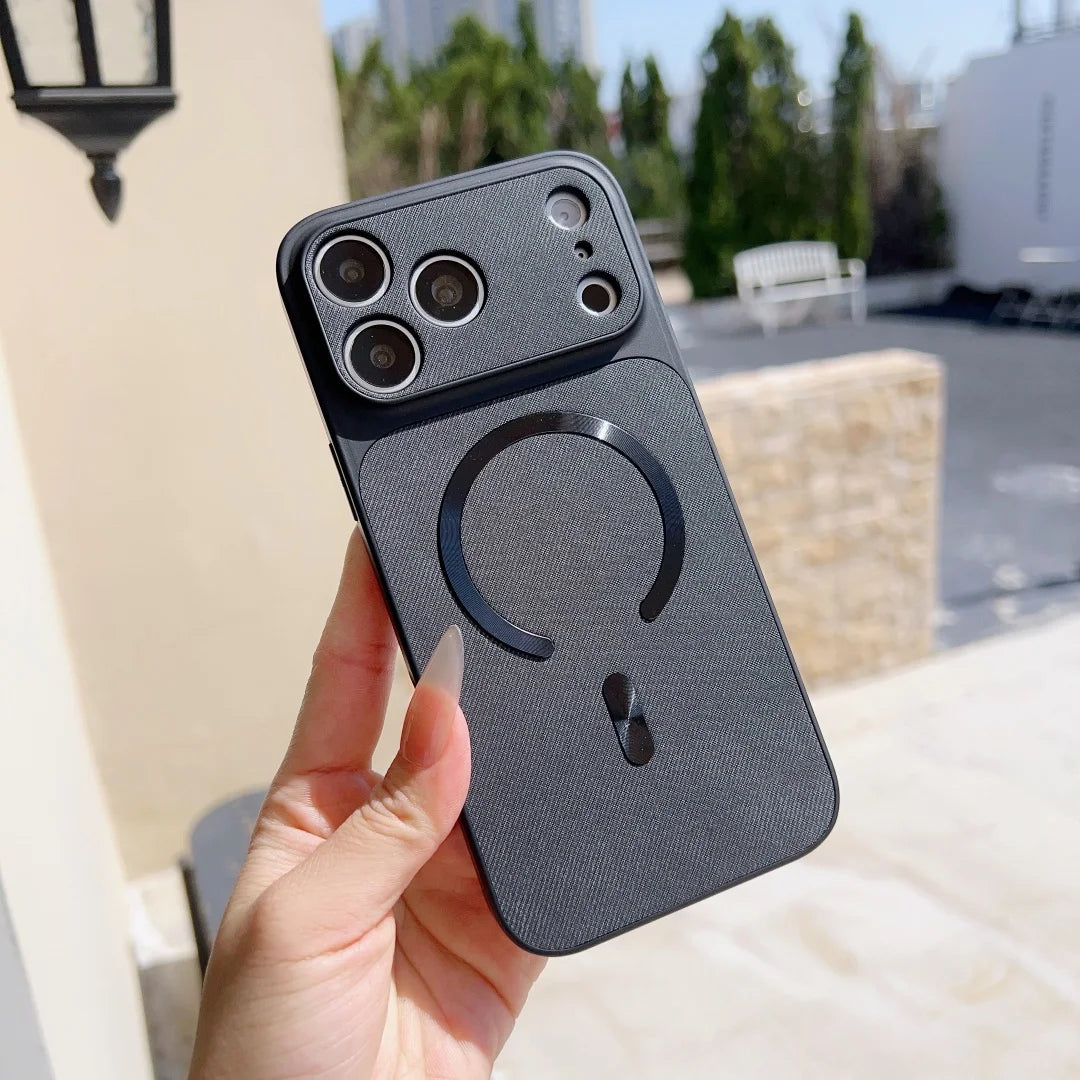 MagSafe Fabric Leather iPhone Case