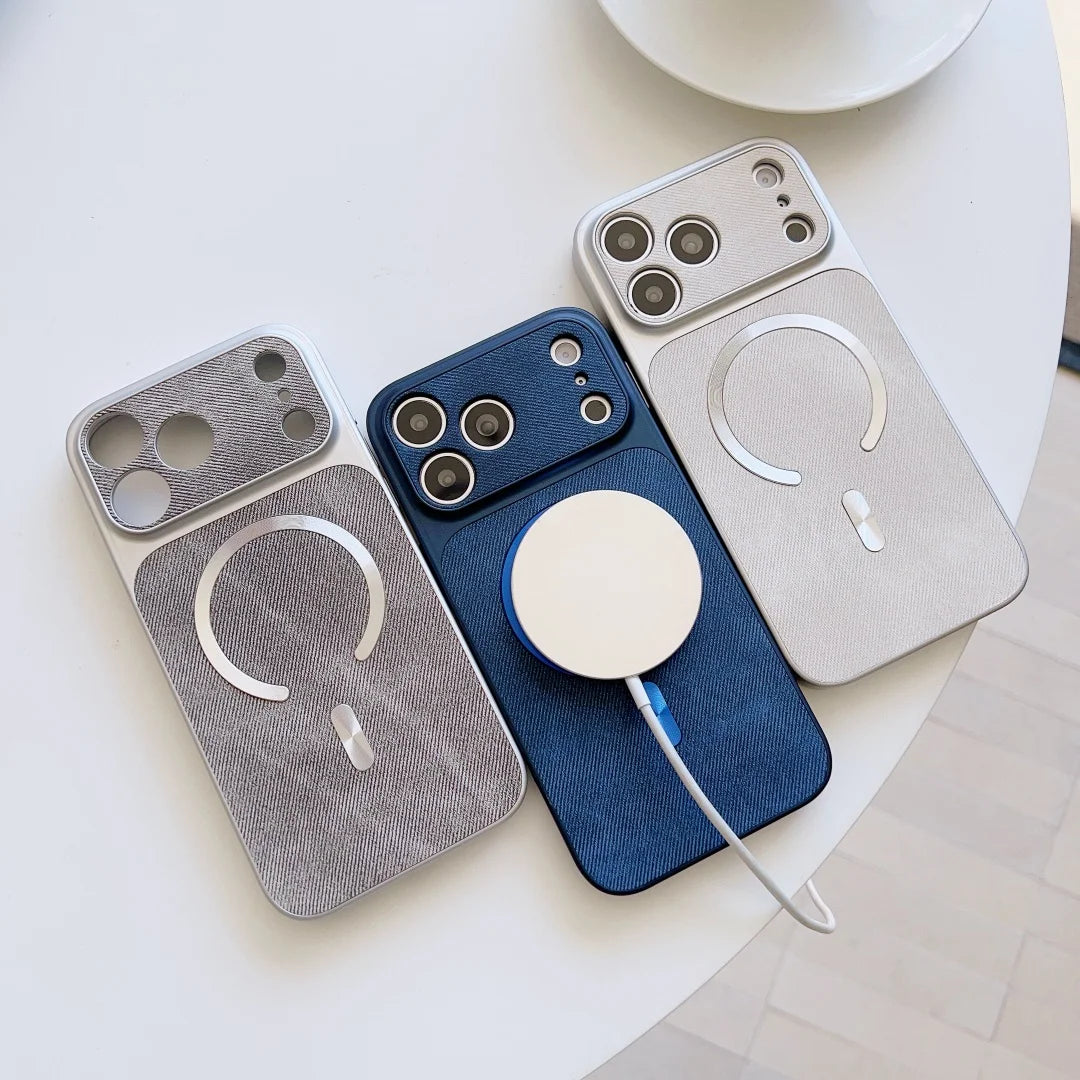 MagSafe Fabric Leather iPhone Case