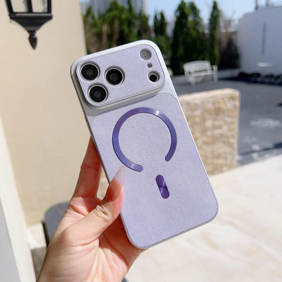 MagSafe Fabric Leather iPhone Case