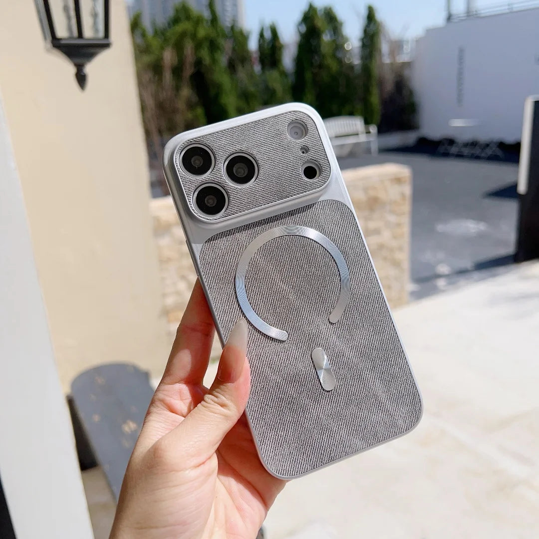 MagSafe Fabric Leather iPhone Case