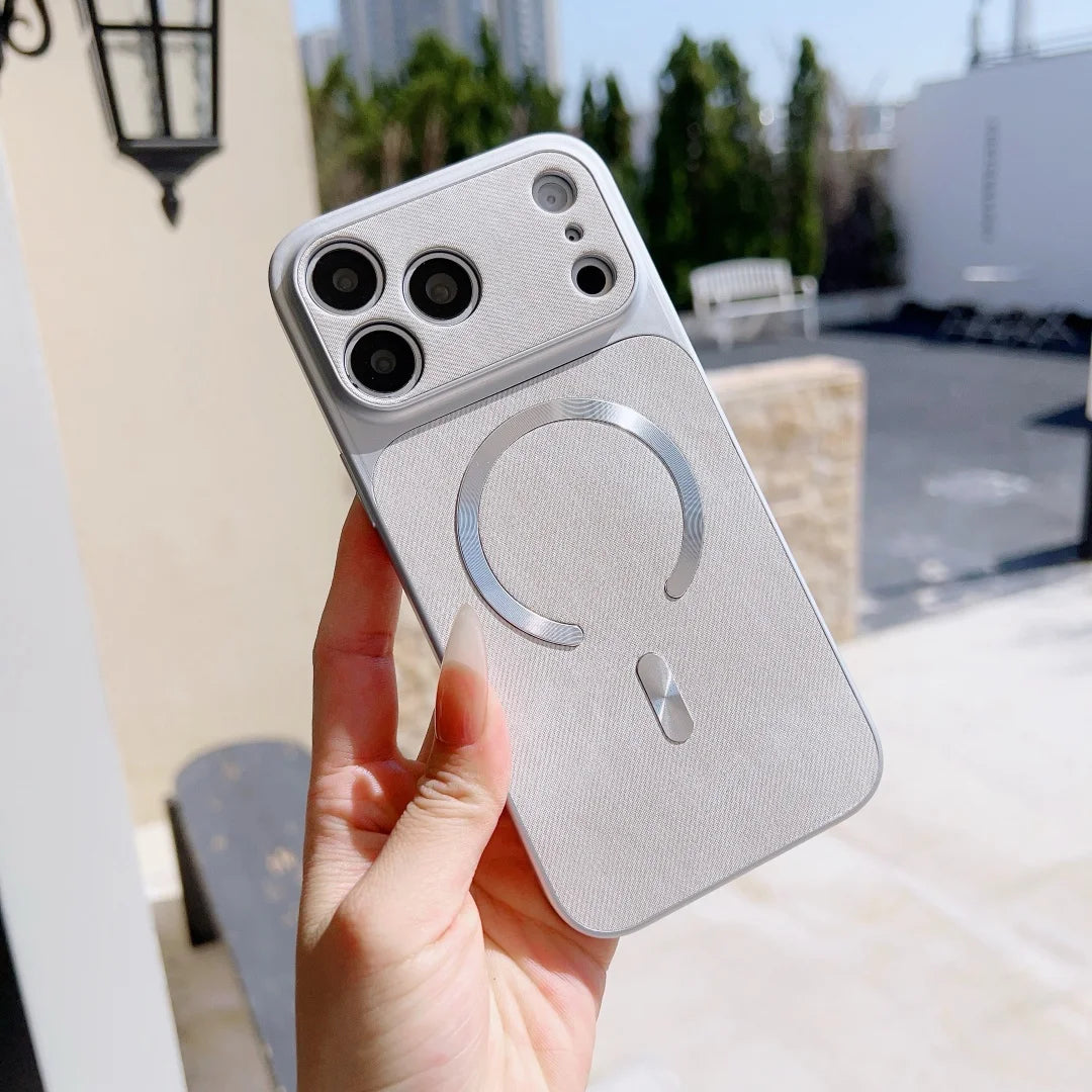 MagSafe Fabric Leather iPhone Case