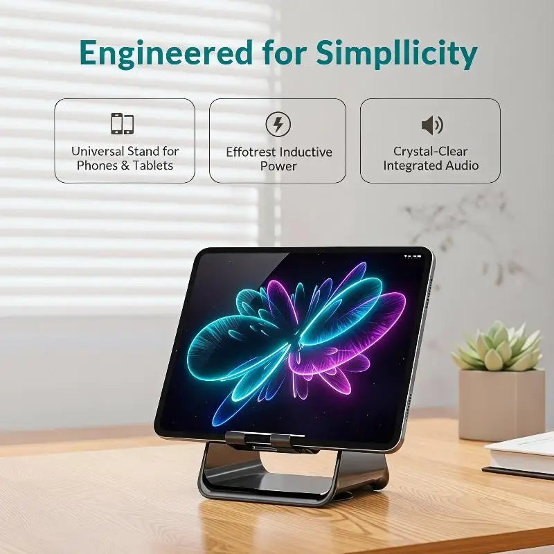 Wireless Charging Speaker Stand