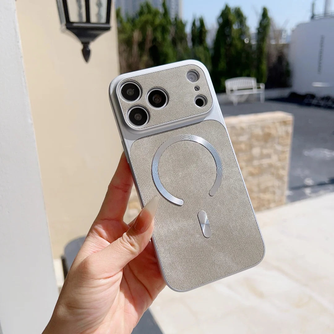MagSafe Fabric Leather iPhone Case